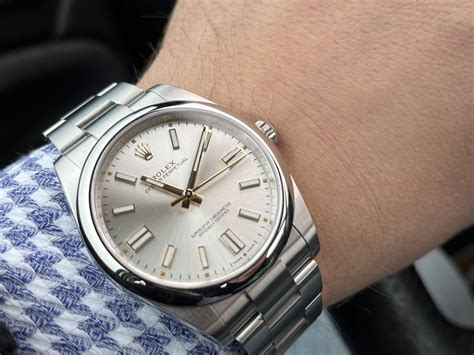 rolex op 41 silver review|Rolex celebration 41mm.